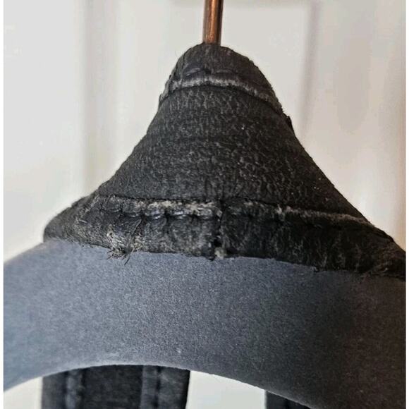 Vintage Coach Berkeley 9988 Blk Leather Saddle Bag Brass Hardware Crossbody 90s - Picture 6 of 16